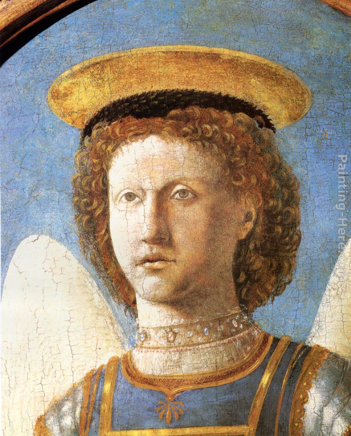 St. Michael painting - Piero della Francesca St. Michael art painting